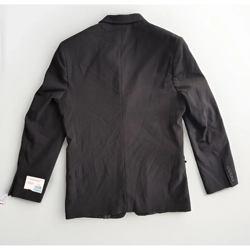 Calvin Klein Boys 20R Black Suit Jacket Blazer New With Tags Formal Classic